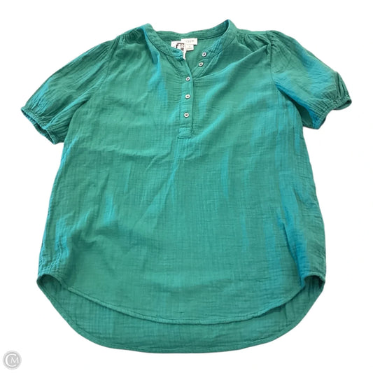 Top Short Sleeve By J. Crew In Green, Size: S