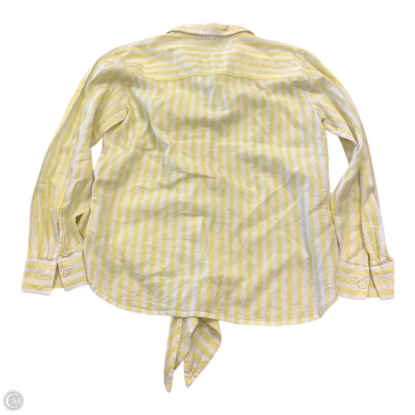 Top Long Sleeve By Loft In Yellow, Size: S