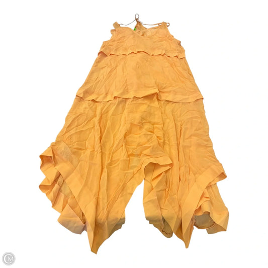 Dress Casual Maxi By Anthropologie In Orange, Size: S
