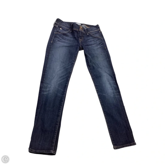 Jeans Skinny By Hudson In Navy, Size: 26
