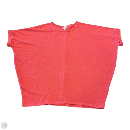 Top Short Sleeve Basic By Blue Rain In Pink, Size: S