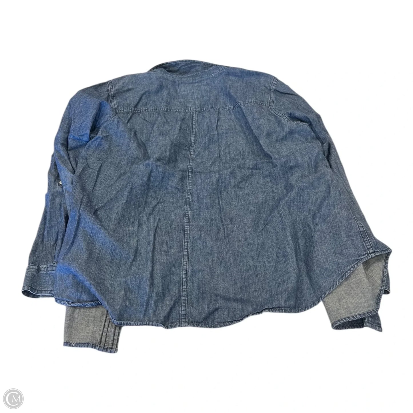 Top Long Sleeve By Sonoma In Blue, Size: 1x