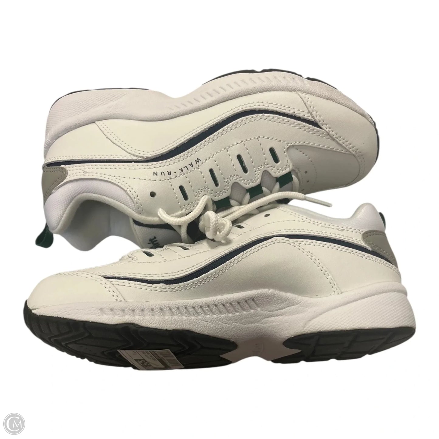 Shoes Sneakers By Easy Spirit In Green & White, Size: 6