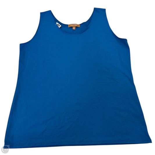 Tank Top By Ellen Tracy In Blue, Size: Xl