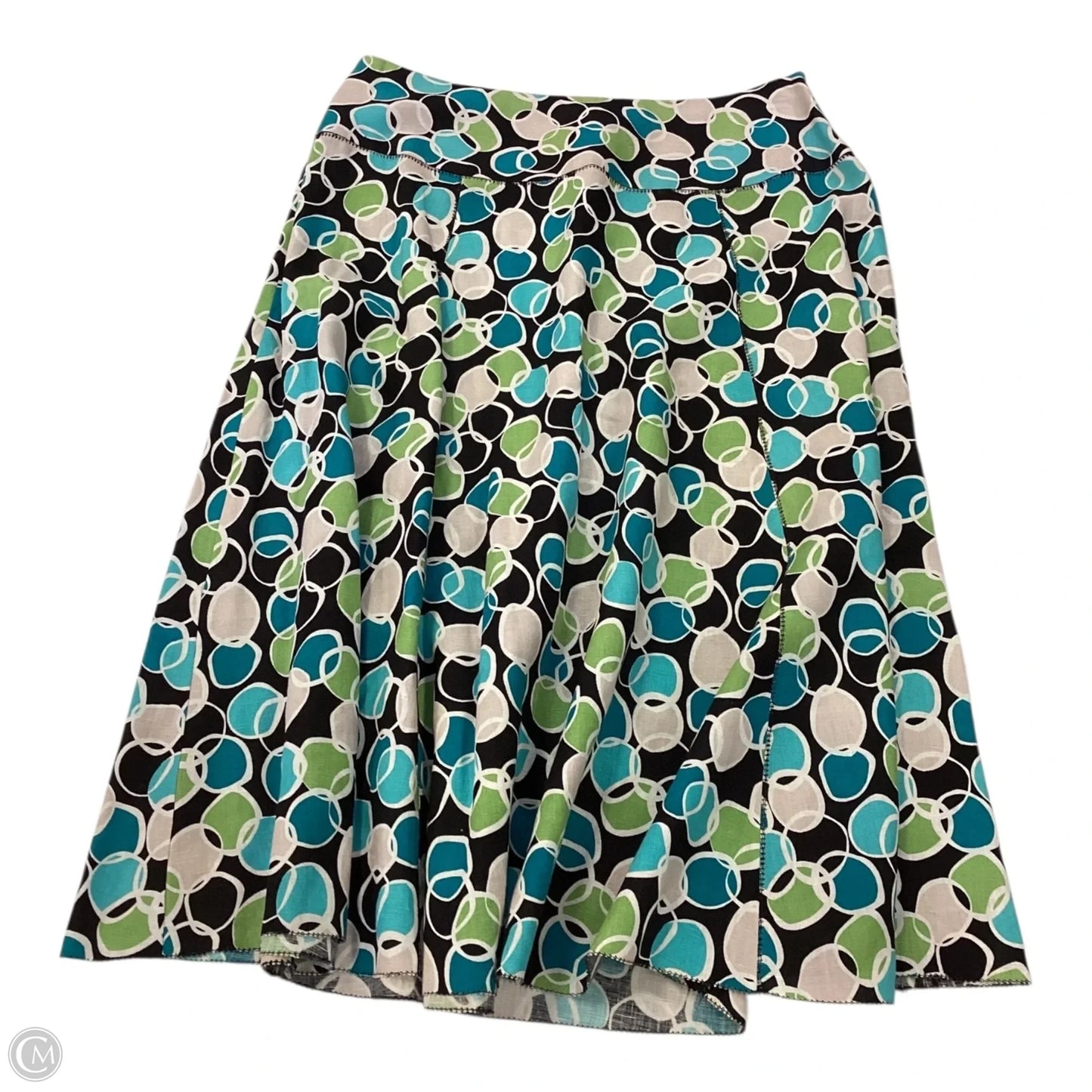 Skirt Midi By Style And Co Collection Women In Blue & Green, Size: 8