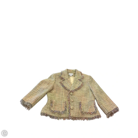 Blazer By Chadwicks In Yellow, Size: 10p