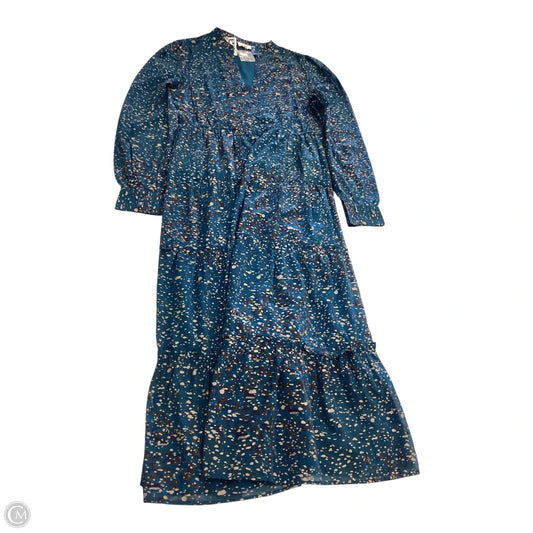 Dress Casual Maxi By Elan In Floral Print, Size: L