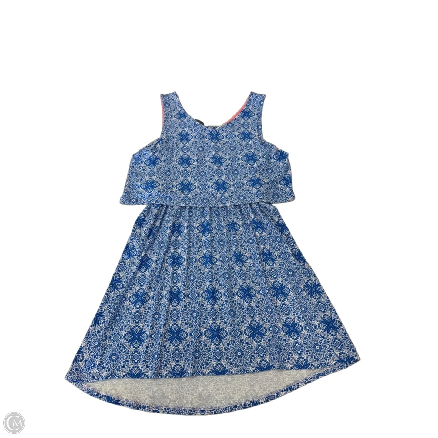 Dress Casual Short By Dept 222 In Blue & White, Size: Lp