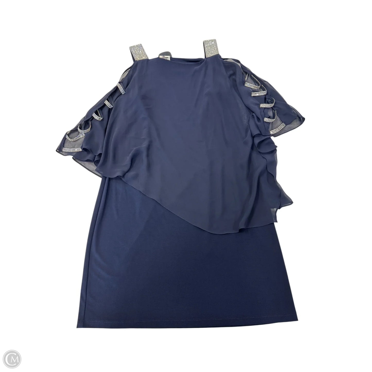 Dress Casual Short By Msk In Navy, Size: M