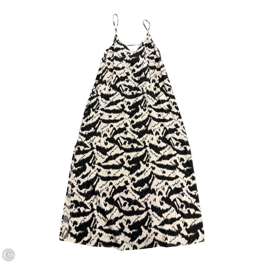 Dress Casual Maxi By Old Navy In Black & Tan, Size: Mp