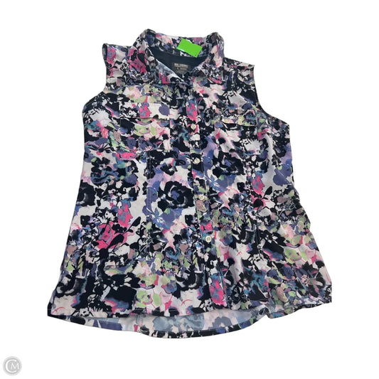 Top Sleeveless By Reel Legends In Multi-colored, Size: L