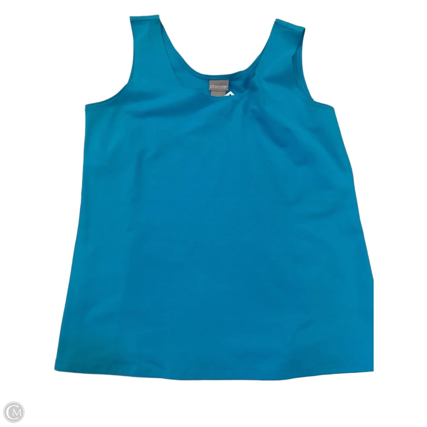 Top Sleeveless By Chicos In Blue, Size: M