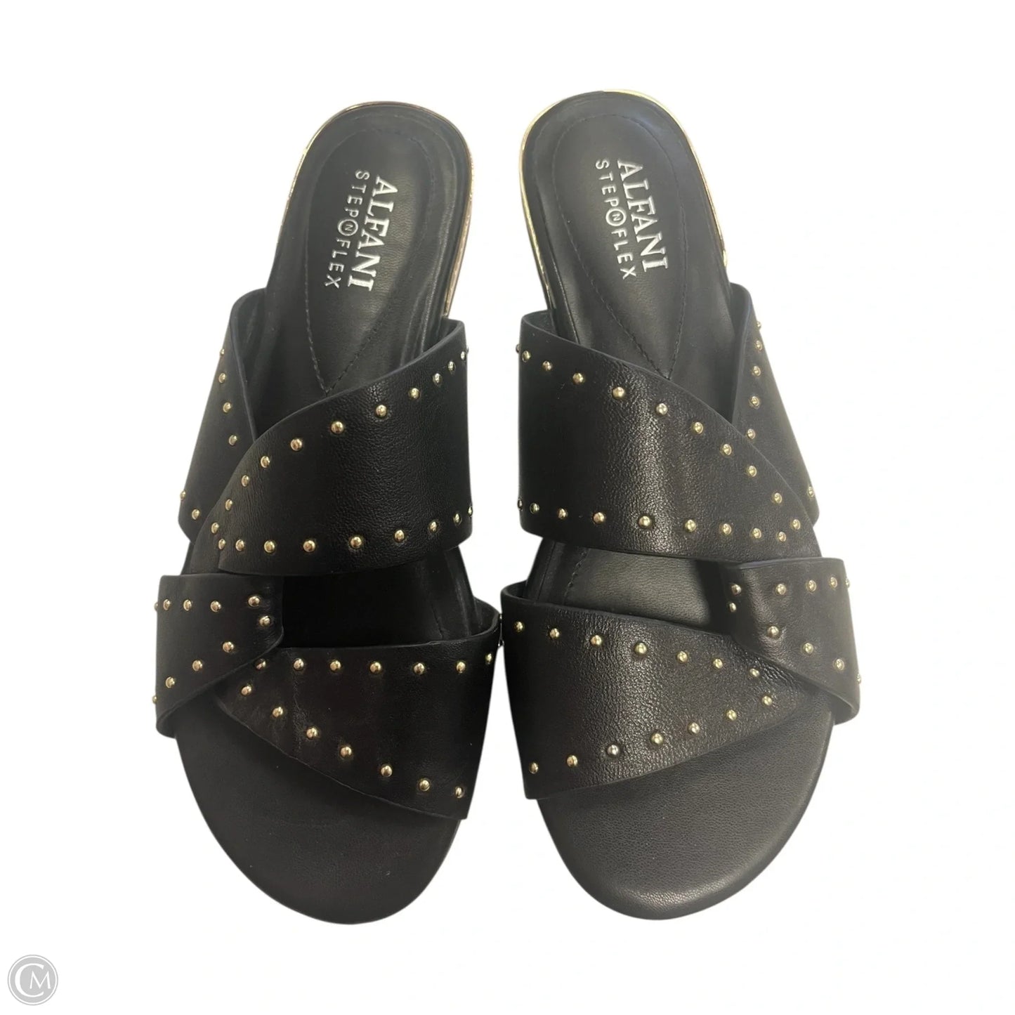 Sandals Flats By Alfani In Black, Size: 6