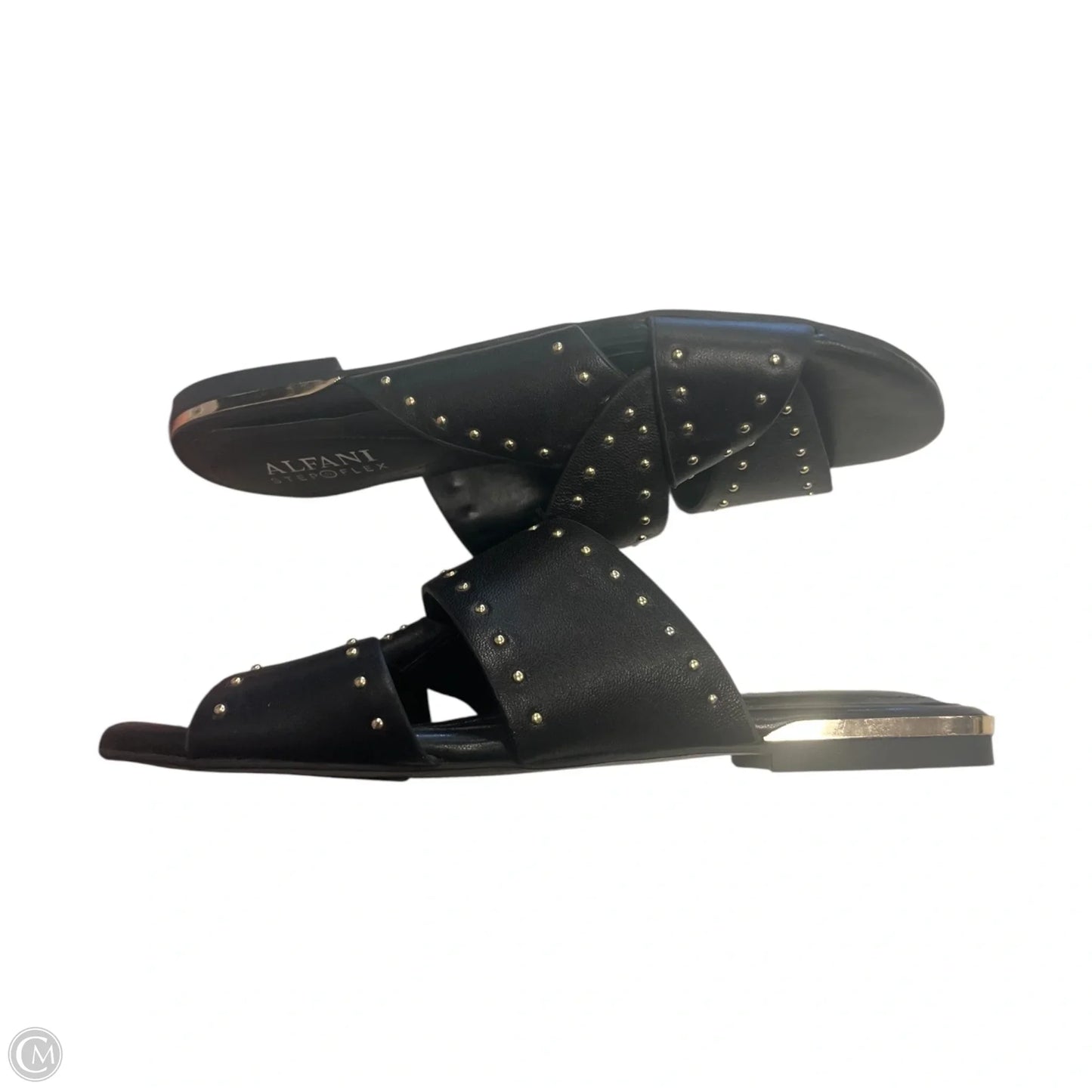 Sandals Flats By Alfani In Black, Size: 6