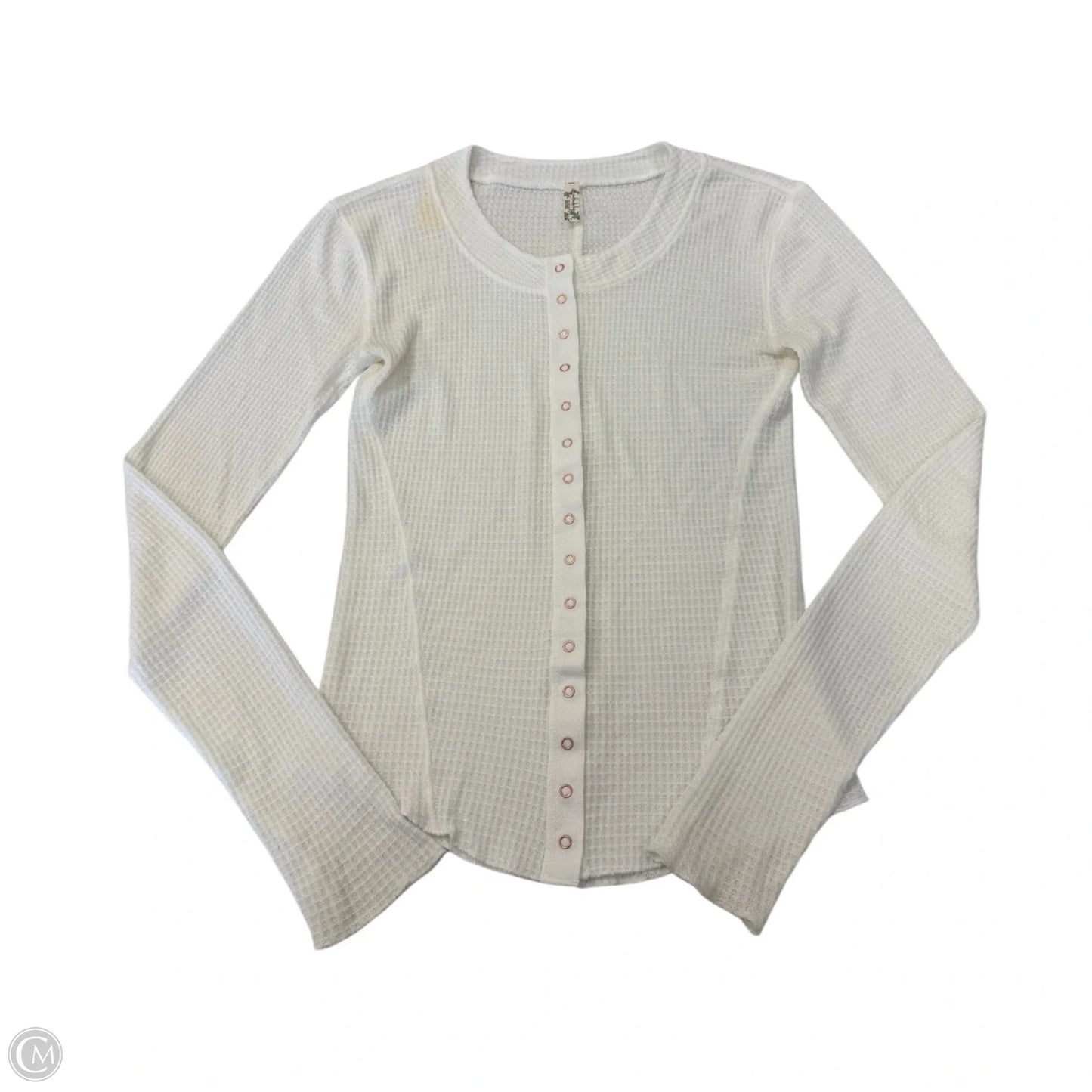Top Long Sleeve By Free People In White, Size: Xs