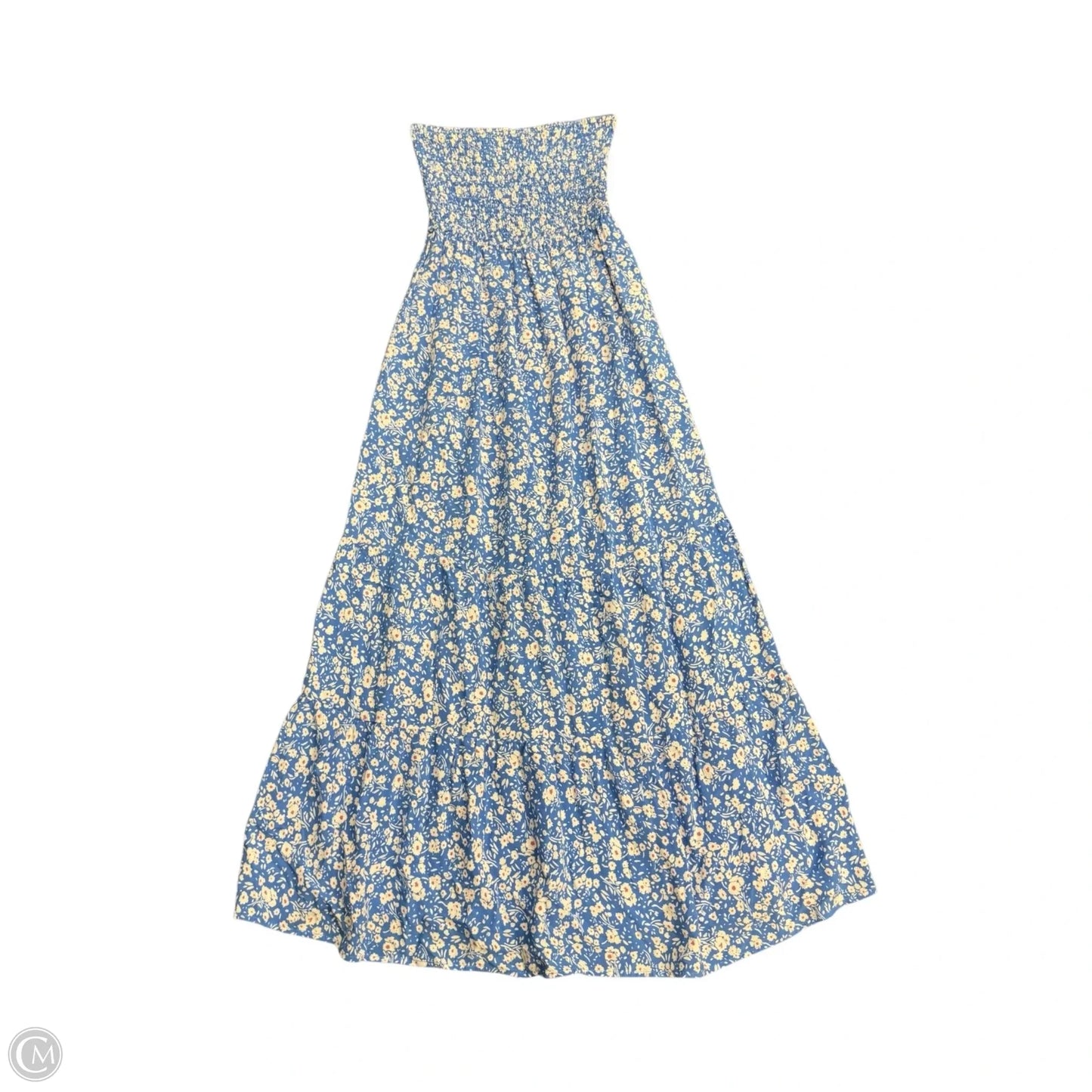 Dress Casual Maxi By Zesica In Blue & White, Size: S