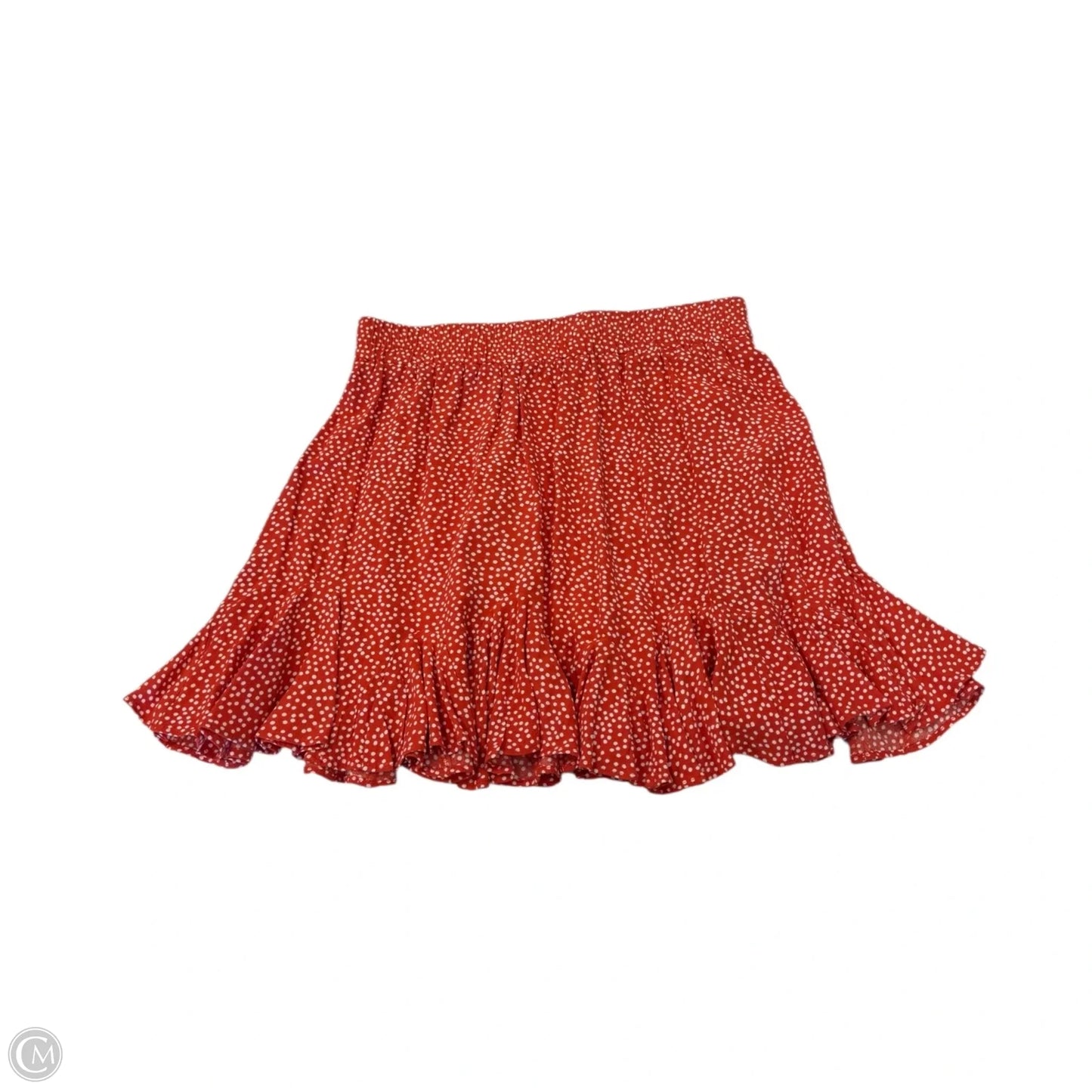 Skirt Mini & Short By Loft In Polkadot Pattern, Size: S