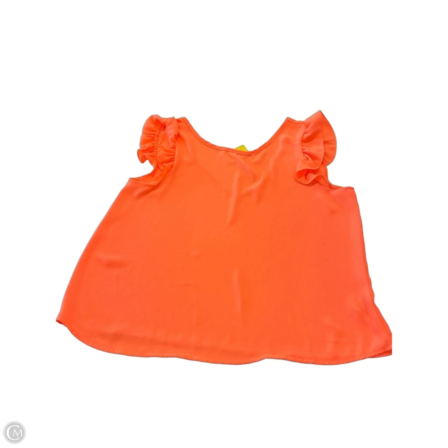 Blouse Sleeveless By Clothes Mentor In Orange, Size: L