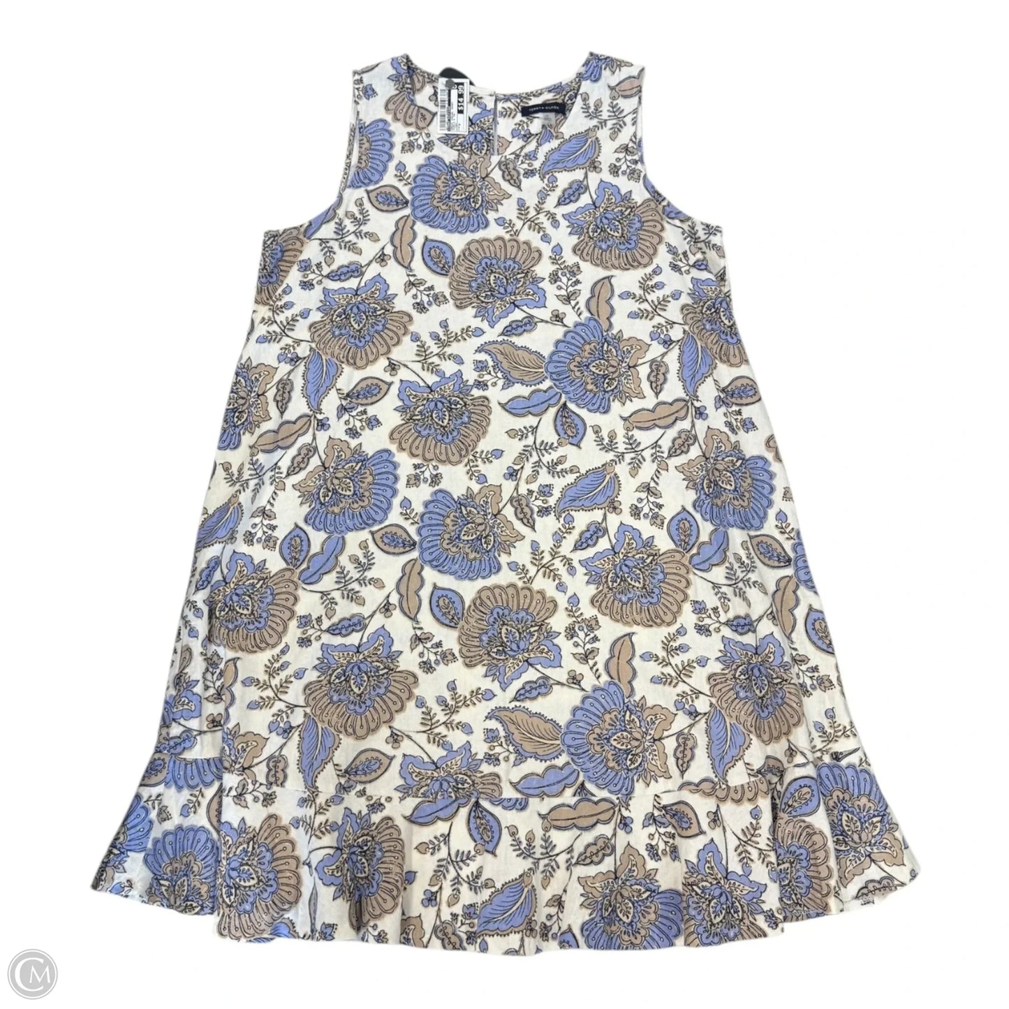 Dress Casual Short By Tommy Hilfiger In Purple & Tan, Size: M