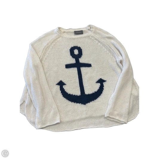Sweater By Wooden Ships In Cream, Size: Xs