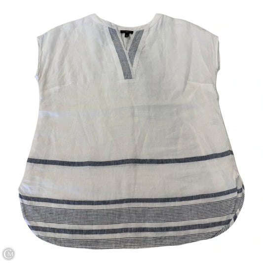 Top Short Sleeve By Talbots In White, Size: Sp