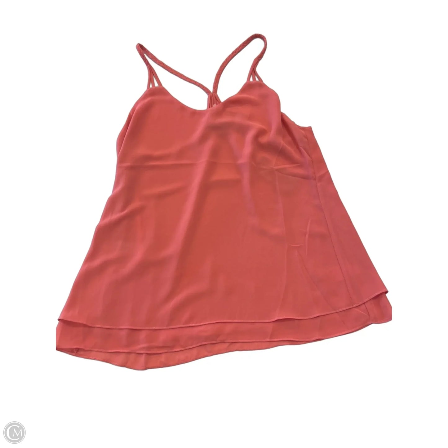 Top Sleeveless By Naked Zebra In Coral, Size: M
