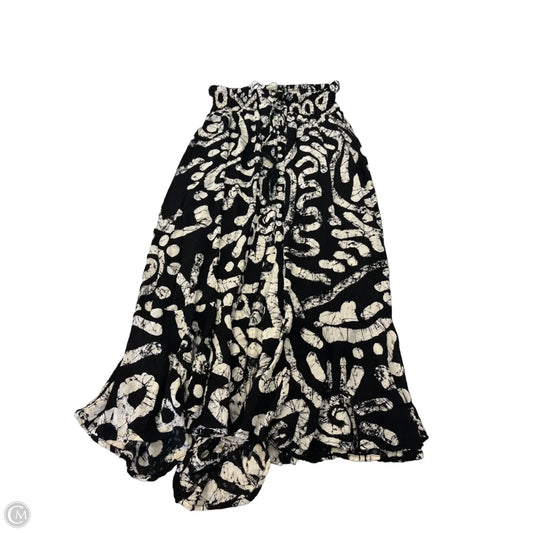 Skirt Maxi By Haute Hippie In Black & White, Size: Xs