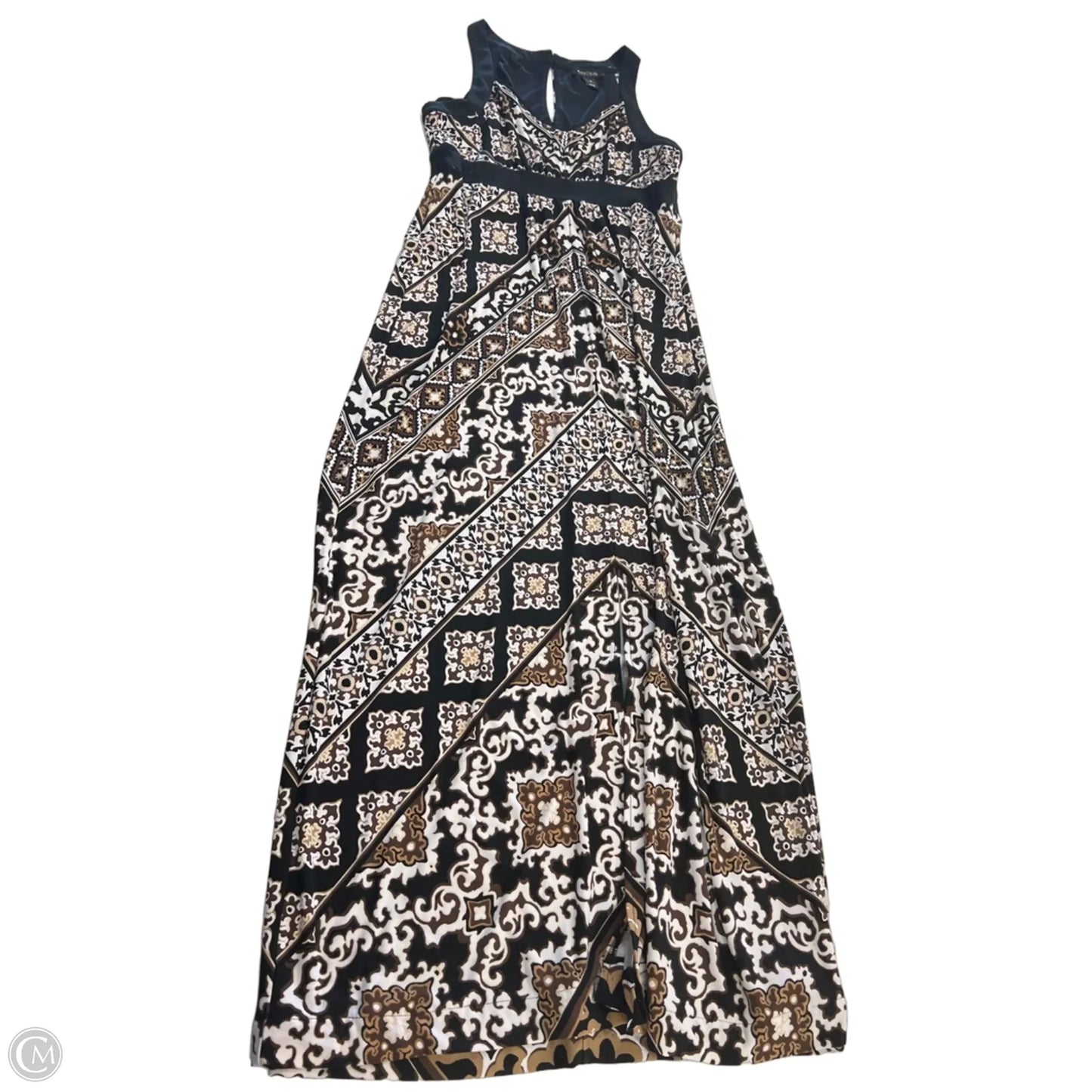 Dress Casual Maxi By White House Black Market In Black & Brown, Size: M