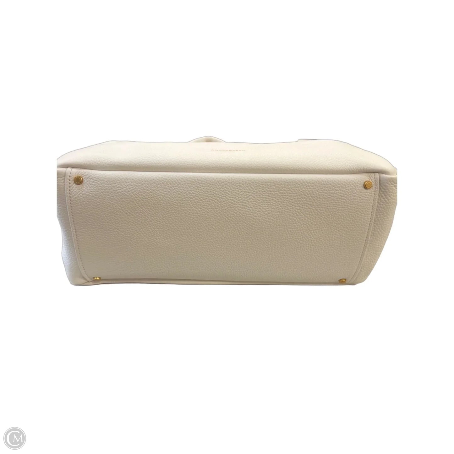 Handbag Leather By Donna Karan, Size: Large