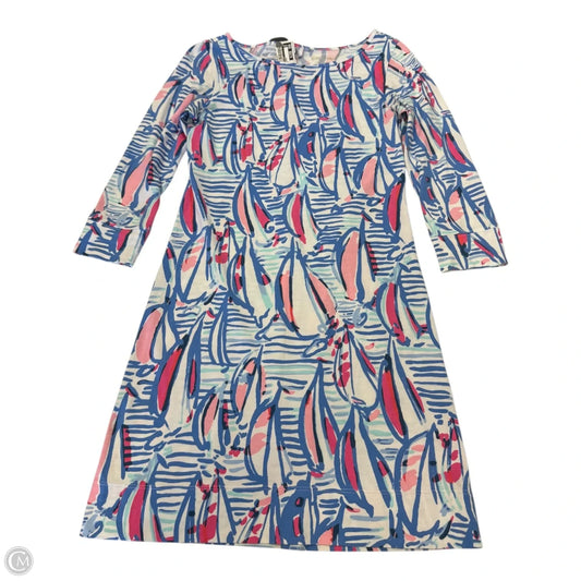 Dress Designer By Lilly Pulitzer In Blue & Pink, Size: Xs