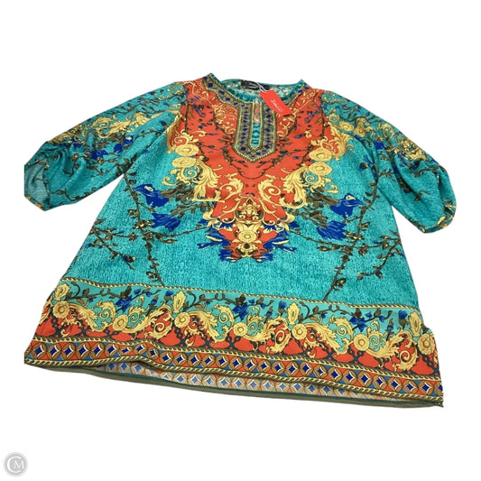 Top Long Sleeve By Clothes Mentor In Multi-colored, Size: L