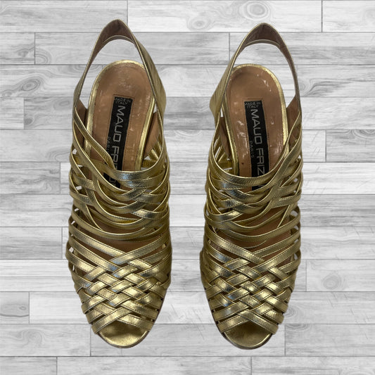 Shoes Heels Stiletto By Cmb In Gold, Size: 6