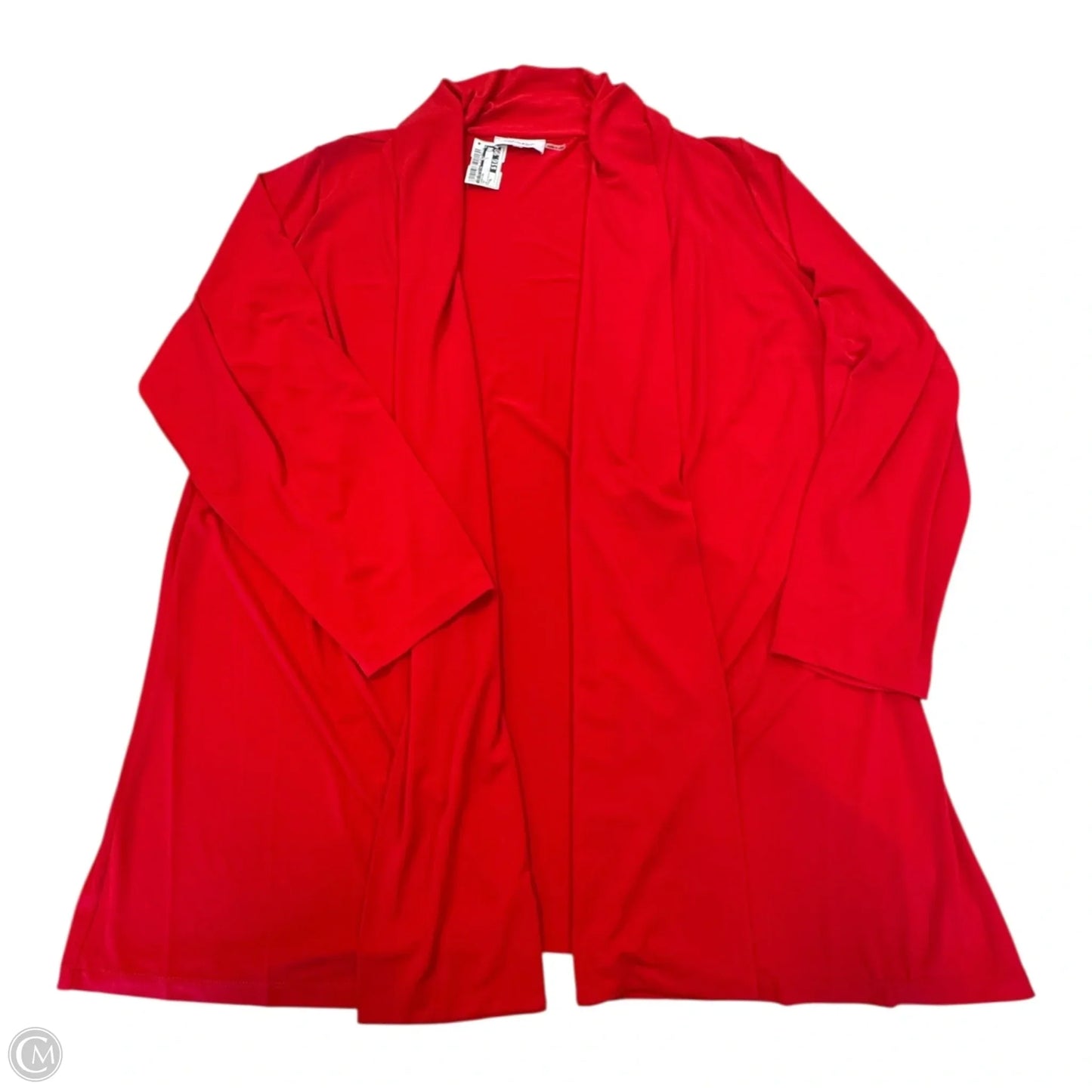 Cardigan By Calvin Klein In Red, Size: Xl