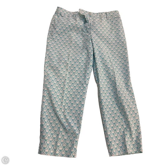 Capris By Talbots In Blue & White, Size: 8p