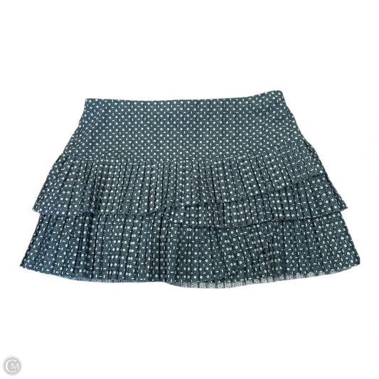 Athletic Skort By Clothes Mentor In Green & White, Size: M