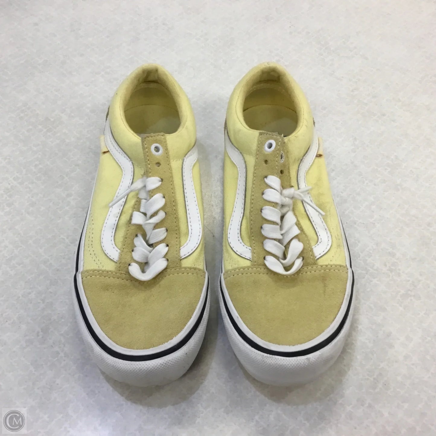 Shoes Sneakers By Vans In Yellow, Size: 7