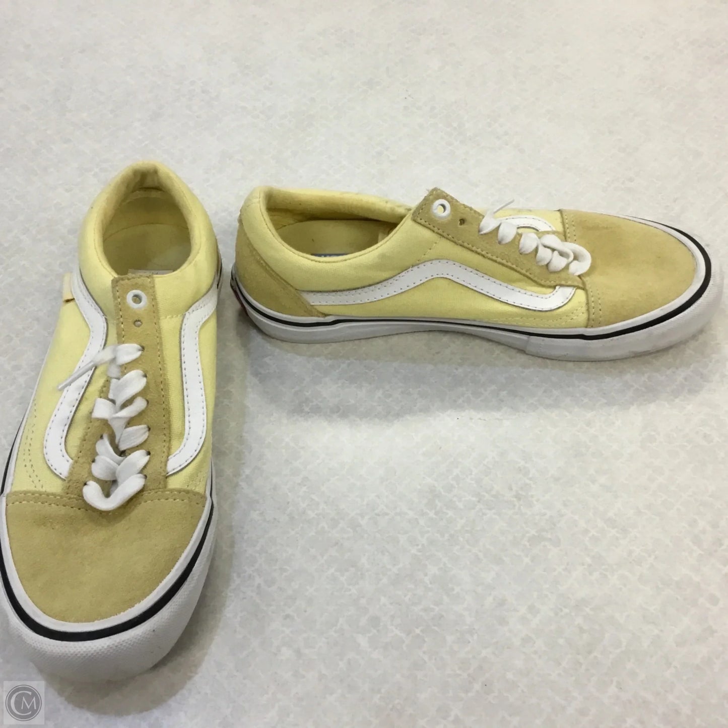 Shoes Sneakers By Vans In Yellow, Size: 7