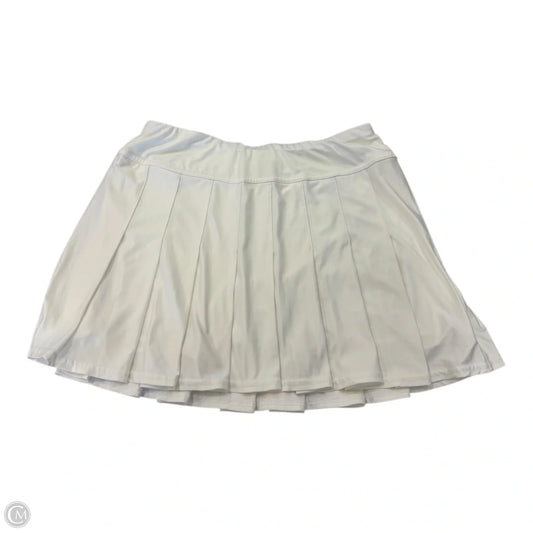 Athletic Skort By Clothes Mentor In White, Size: S