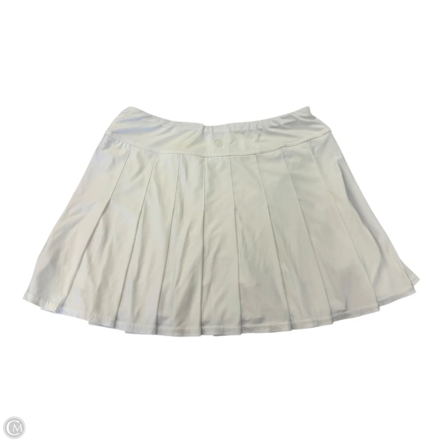 Athletic Skort By Clothes Mentor In White, Size: S