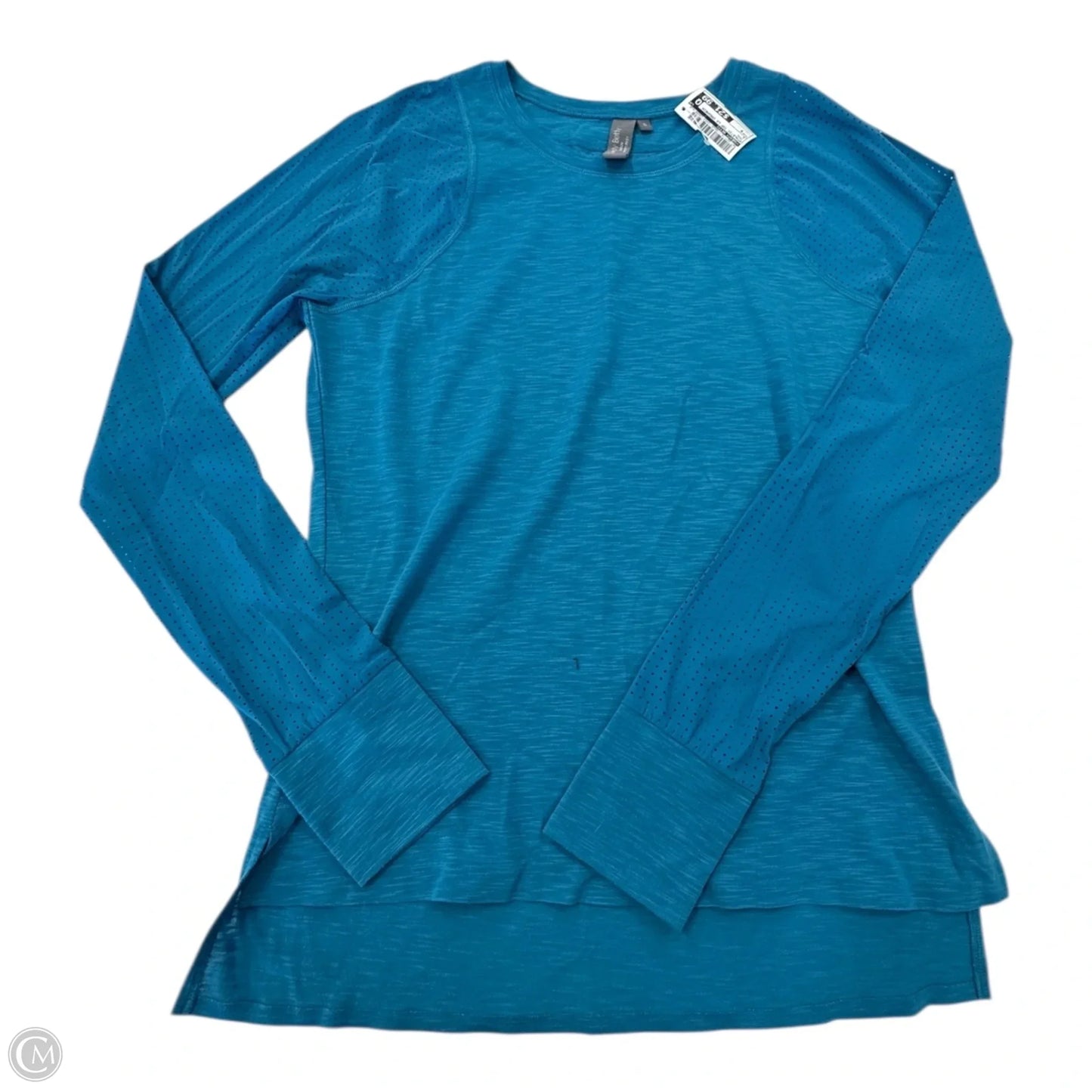 Athletic Top Long Sleeve Crewneck By Sweaty Betty In Teal, Size: S