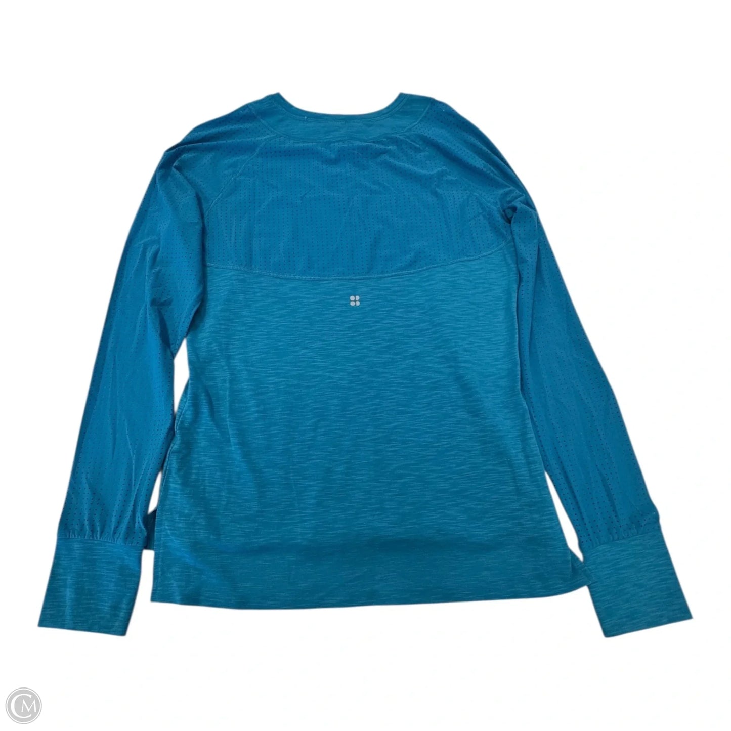 Athletic Top Long Sleeve Crewneck By Sweaty Betty In Teal, Size: S