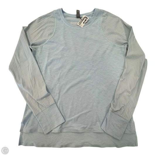 Athletic Top Long Sleeve Crewneck By Sweaty Betty In Blue, Size: M