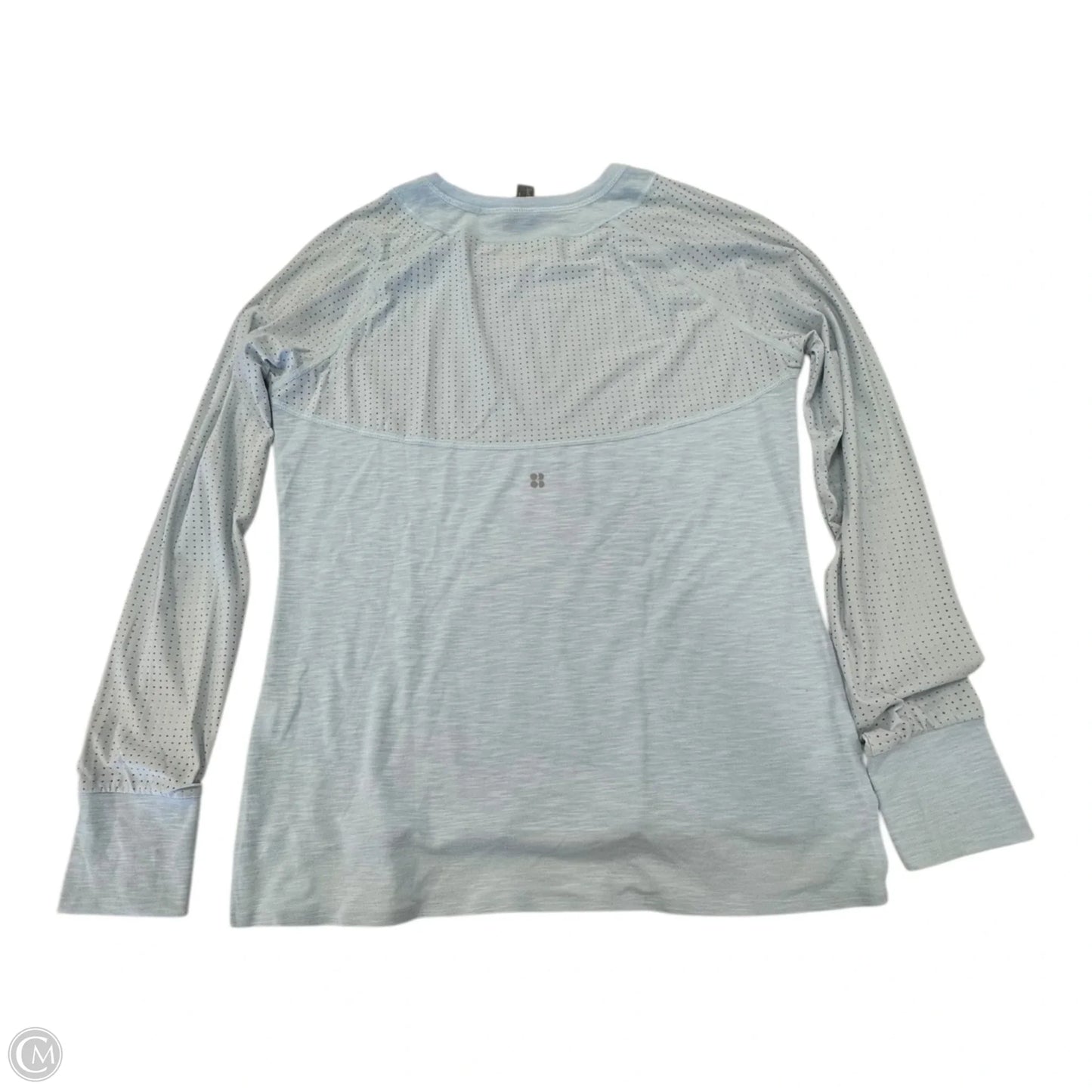 Athletic Top Long Sleeve Crewneck By Sweaty Betty In Blue, Size: M