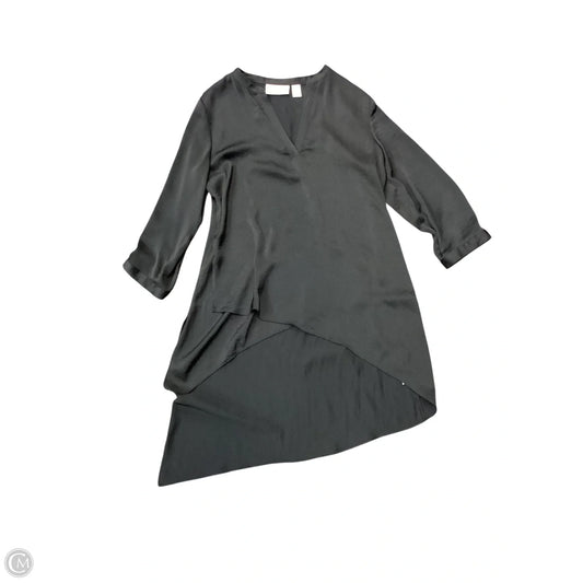 Top 3/4 Sleeve By Chicos In Black, Size: S