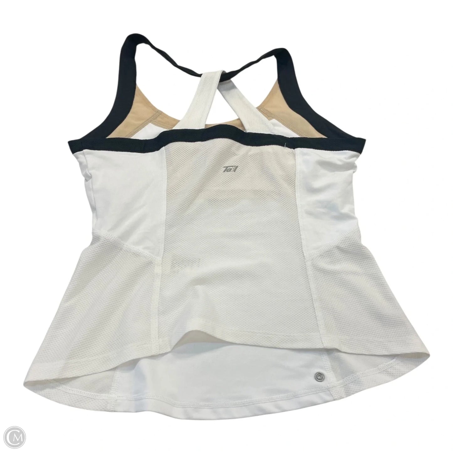 Athletic Tank Top By Tail In Black & White, Size: S