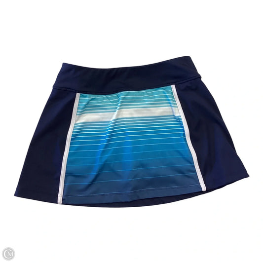 Athletic Skort By Fila In Striped Pattern, Size: Xs