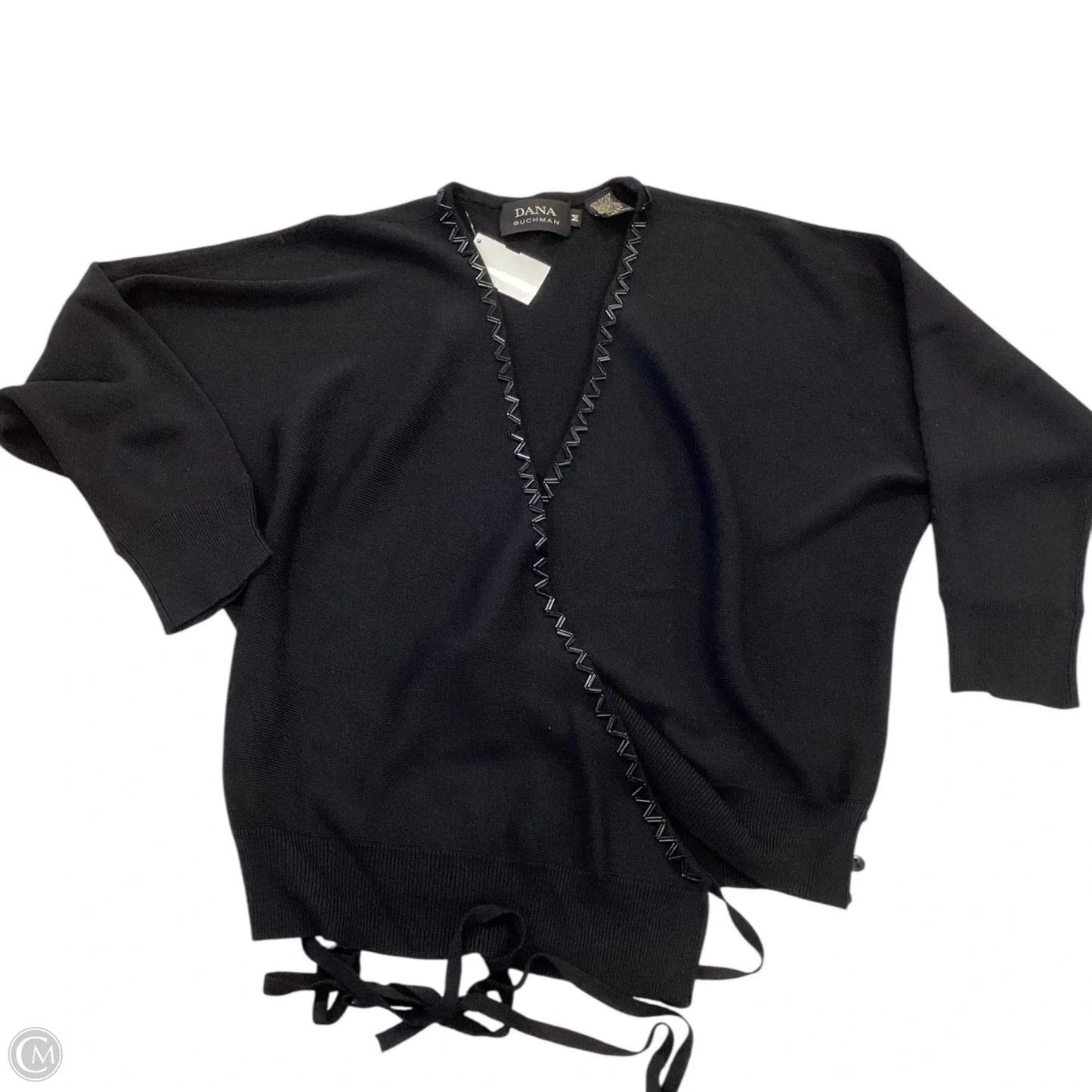 Cardigan By Dana Buchman In Black, Size: M