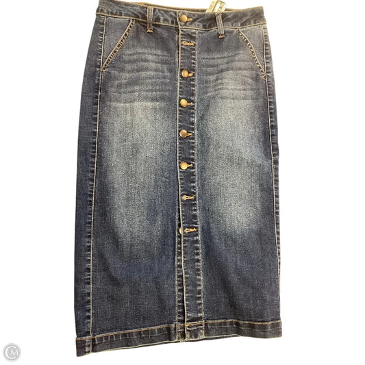 Skirt Mini & Short By D Jeans In Blue Denim, Size: 6