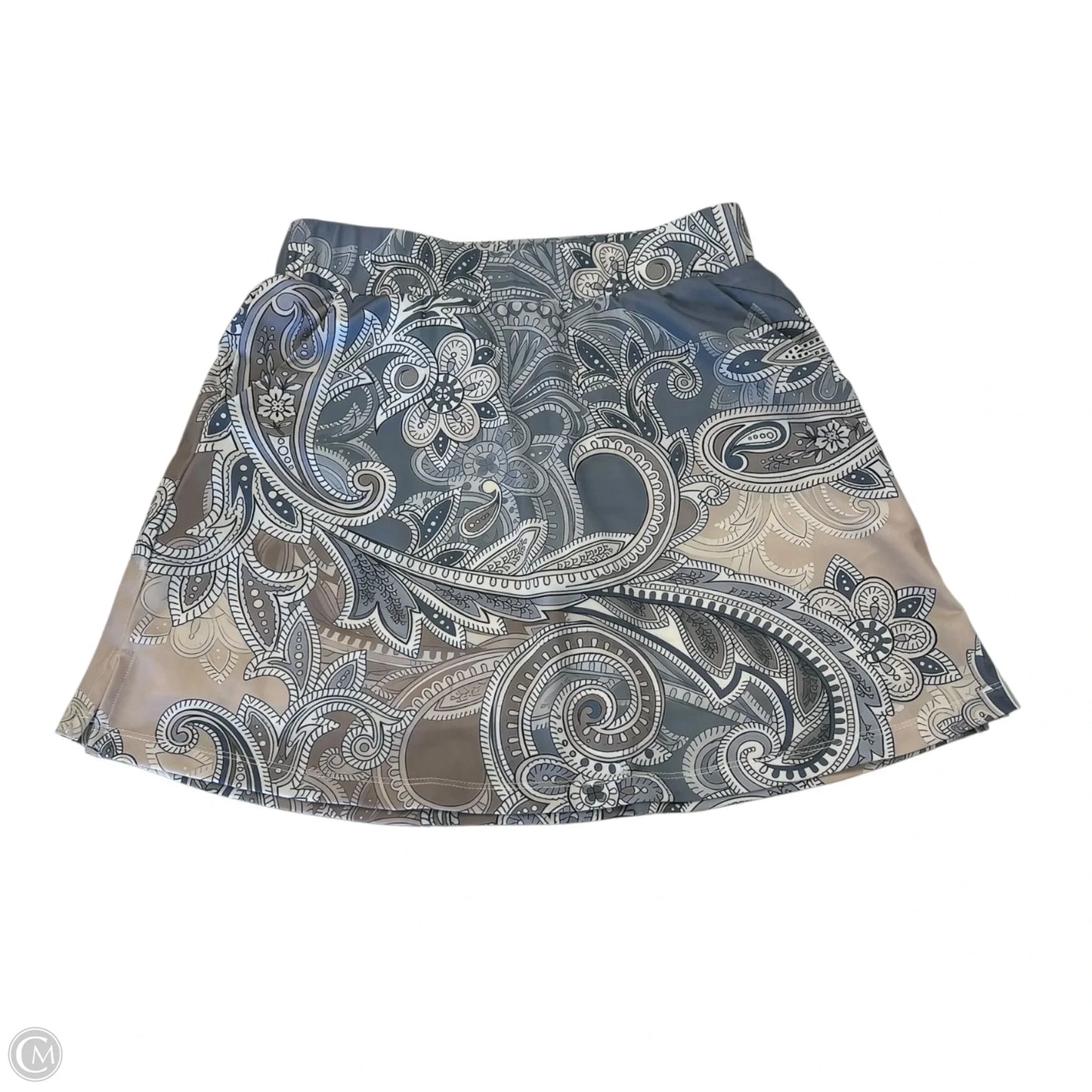 Athletic Skort By Clothes Mentor In Paisley Print, Size: M