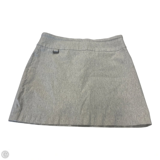 Skort By Clothes Mentor In Grey, Size: Mp